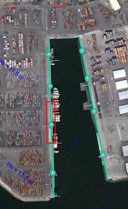 Kuva C laiturin työt