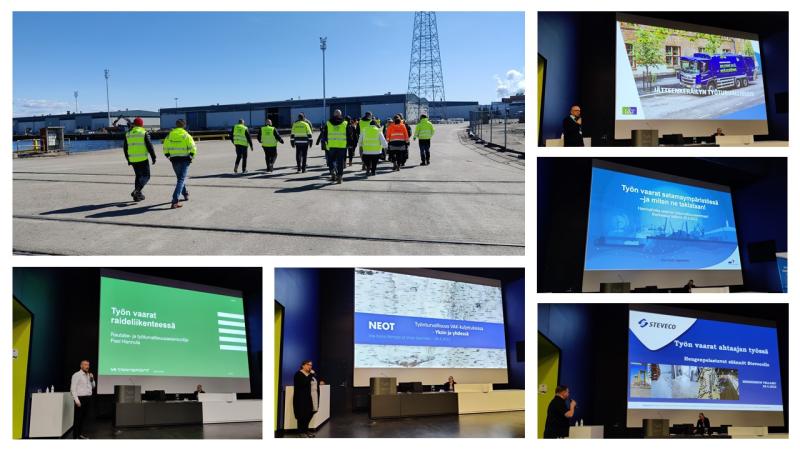 HaminaKotka työturvallisuusseminaari 2022 kuvakooste