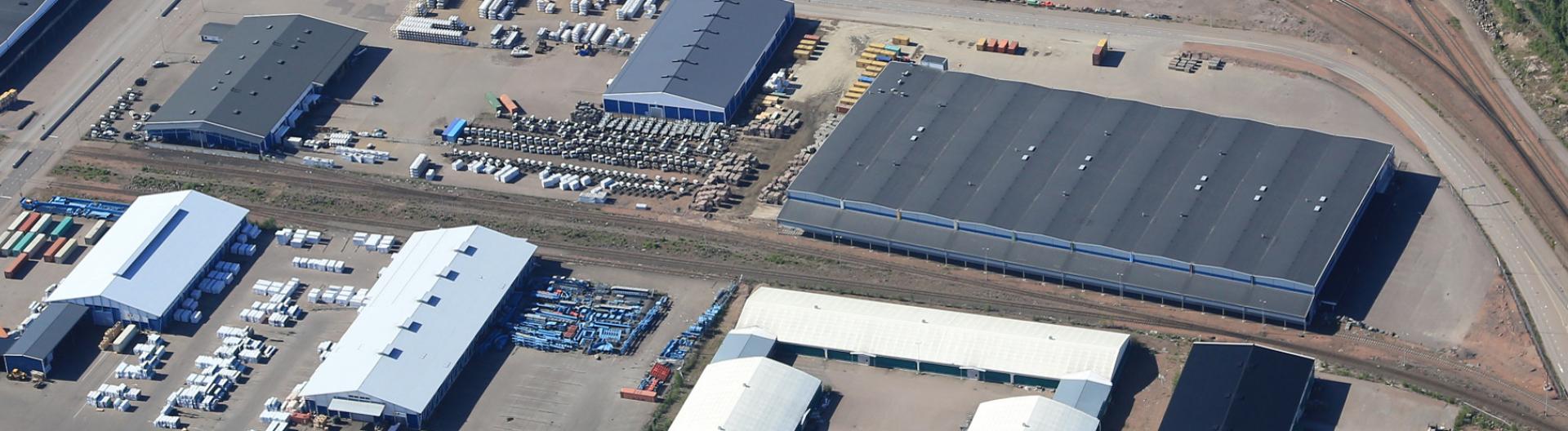 Industrial facilities at the Port of HaminaKotka